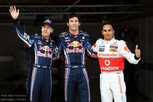 F1: Webber on pole as Red Bulls turn the screw